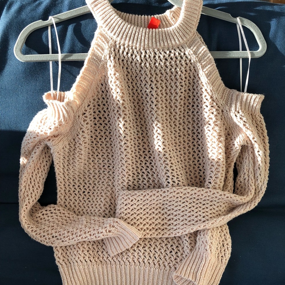 cream sweater